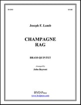 CHAMPAGNE RAG BRASS QUINTET P.O.D. cover